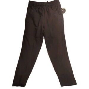 Athletic Works Boys Dri Works Moisture Wicking Joggers Black size L (10-12) NWT